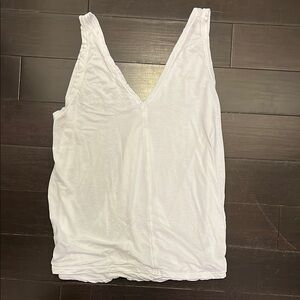 Zyia Reversible White V-Neck Tank Top